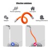 Faucet Extension Tube,Rotatable Extender Hose,Bendable Water Tap Pipe,Splash Proof Mouth,Kitchen