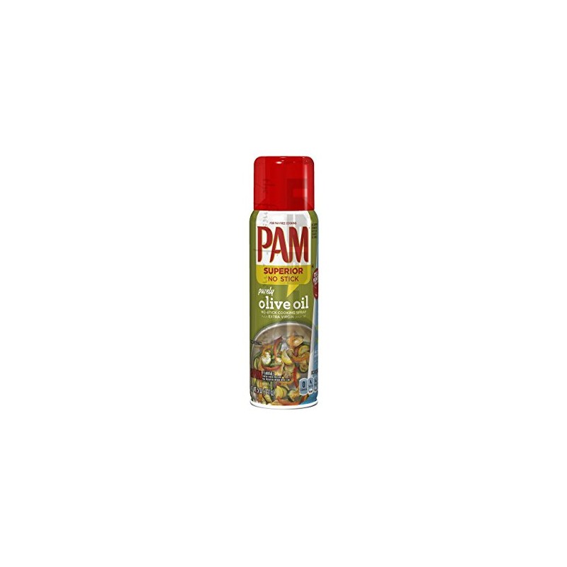 PAM 100% Natural Olive Oil Cooking Spray 5 oz (Pack