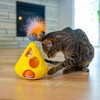 Catstages Mousin' Around Wobble Wedge, Plush Catnip Blend Cat Toy
