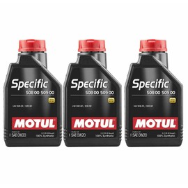 Motul SPECIFIC 508 00 509 00 0W20 3L Fully Synthetic Engine Motor Oil (3 x 1L)