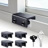 Window Locks for Sliding Windows(4 Sets)-Sliding Window Security Lock with