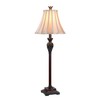 Kenroy Home 20182GR Iron Lace Buffet Lamp with Golden Ruby