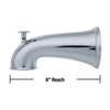 DANCO Decorative Bathtub Faucet Spout with Pull Up Diverter |