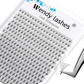 8D Ready-to-Use Eyelashes, Fans, 320 Pieces, 0.07 mm, 9-16 mm Volume Eyelashes, Mixed Tray, C Curl, Premade Fans Eyelash Extensions, Pre-Fanned Eyelash Fans for Eyelash Extension