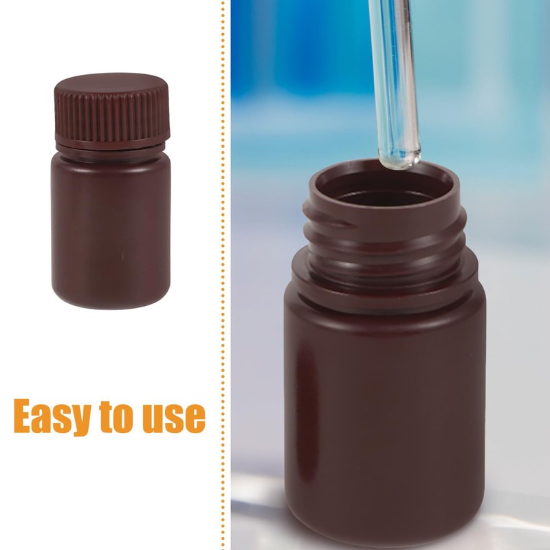 NUOLUX 10 Pack 30ml High Temperature Resistant Reagent Bottles with