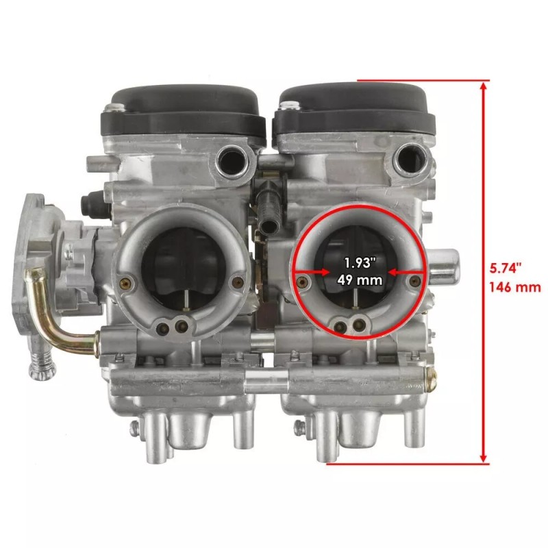 Caltric Brand New Carburetor for Yamaha Raptor 660 R 660R