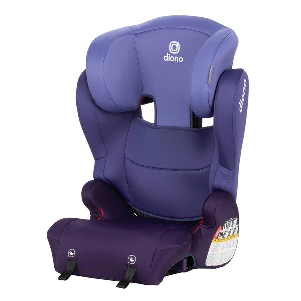 Diono Cambria 2XT XL, Dual Latch Connectors, 2-in-1 Belt Positioning Booster Seat, High-Back to Backless Booster with Space and Room to Grow, 8 Years 1 Booster Seat, Purple Wildberry