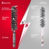 Columpro 6PCS 304 Stainless Steel Bore Brush Copper Pipe Cleaner,