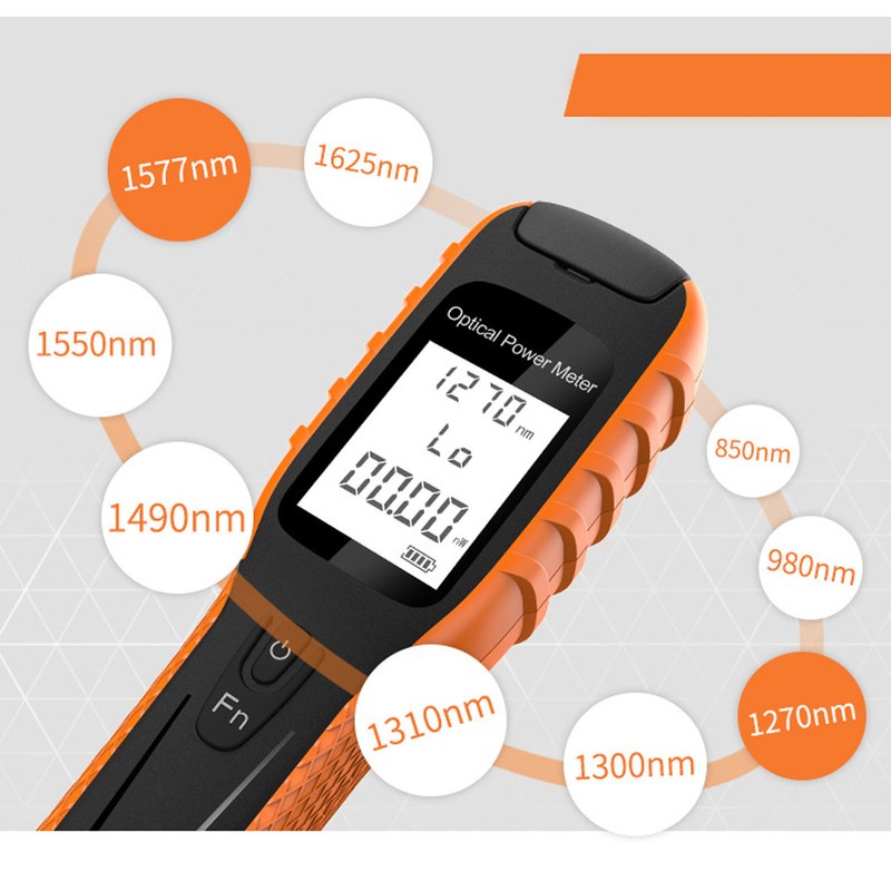 Mini Optic Fiber Cable Tester High Accuracy ‑50 to +26dBm