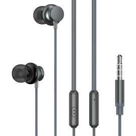 Fonus Wired Earphones Hi-Fi Sound Headphones Compatible with UniHertz Tank Mini, Handsfree Mic Headset Metal Earbuds in-ear Earpieces Microphone