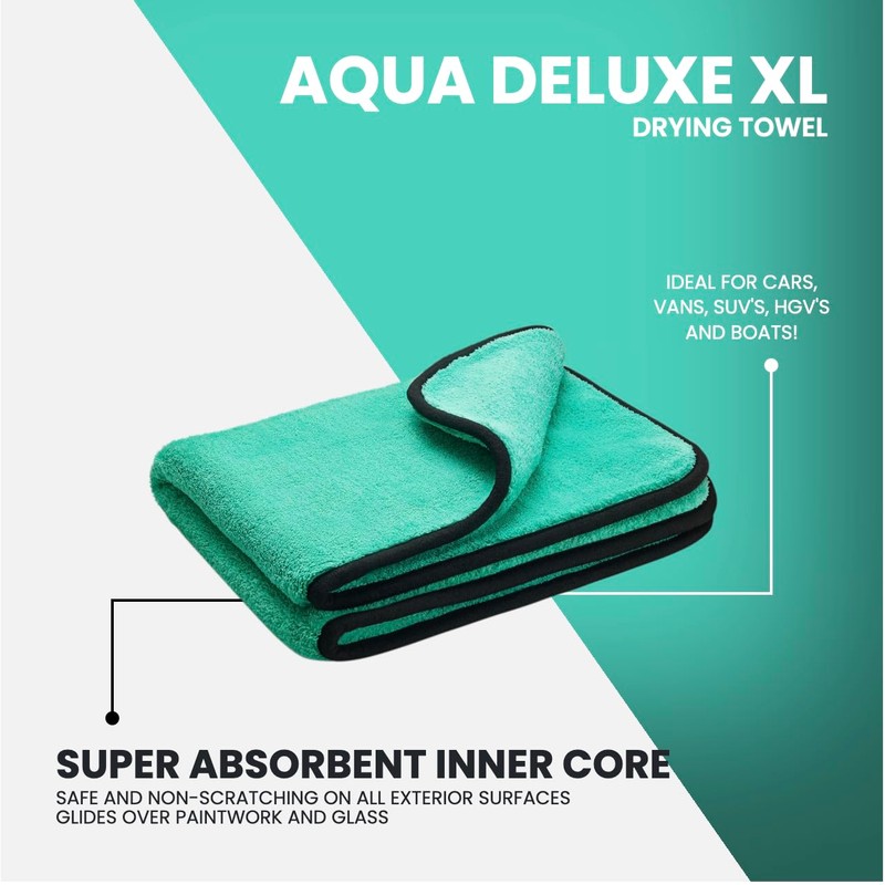 Auto Finesse Aqua Deluxe Drying Towel | Extra Large 1200GSM