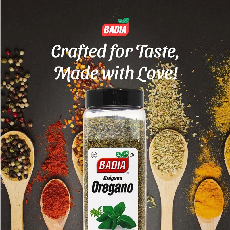 Badia Oregano Whole, 5.5 oz – Dried Oregano Leaves, Herb