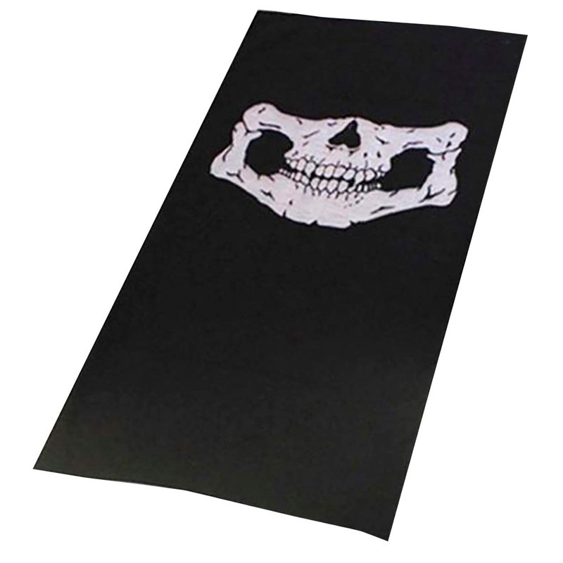 WHITE FANG FG028 Men's Face Guard, Neck Warmer, Skull Skull,