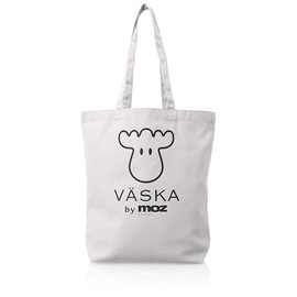 Mozu VZHE-02 VASKA by Vesca Tote Bag, Women's, Unisex, Men's, Lightweight, Canvas, A4, M, L, Eco Bag, Lesson Bag, Mini Tote, gray (sky gray)