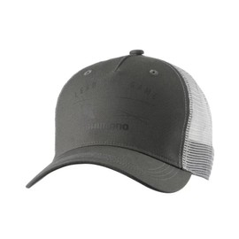Shimano CA-066Y Graphic Mesh Cap, Charcoal, M