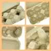 Duck Egg Cartons Large 14 Pack, Blank Natural Pulp One