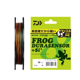 Daiwa PE Line UVF Frog Dura-Sensor x 8+Si2 53 lbs. (#4) 150 m Battle Deep Green (with Color Marking)
