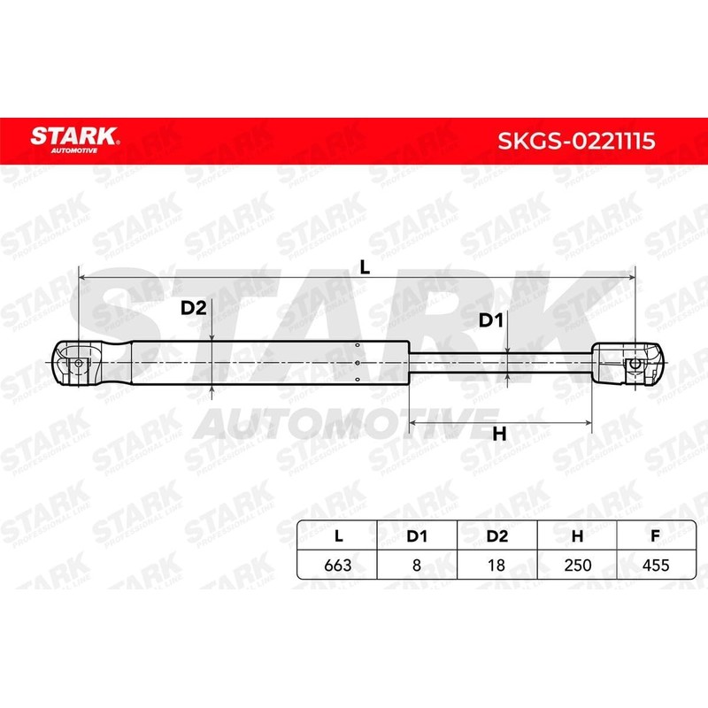 Gas Spring Gas Spring Tailgate Damper Gas Pressure Damper Length