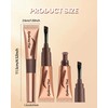 Easy Peel Off Eyebrow Gel, Mauve Tattoo Eyebrow Gel Easy