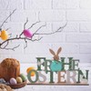 HERZONE Bunny Stand for Easter, Easter Bunny Figure Easter Decoration