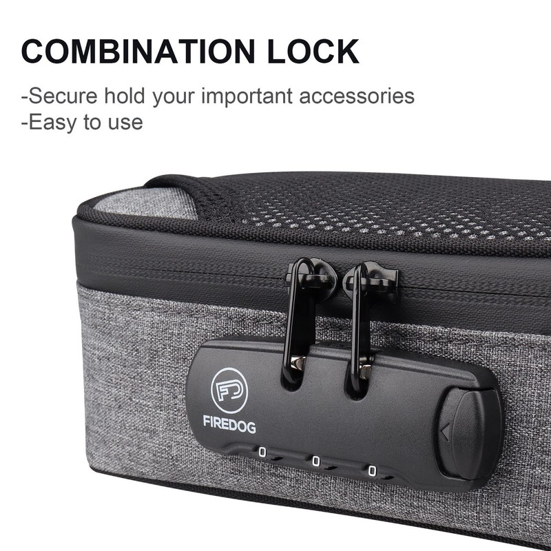 FIREDOG Smell Proof Case with Lock, Odor Proof Bag Containers