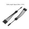 2 PCS Y Branch Solar Connectors 1 to 4 Splitter