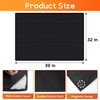 Rumlick Oxford Cloth Magnetic Fireplace Cover - 39" x 32",
