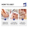30ml Líquido Antibacteriano De Uñas Grises P/ Uñas Enfermas