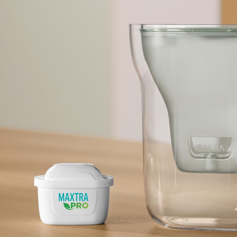 BRITA Marella Cool Filterkaraffe, 2,4 l, Blau, inkl. 1 Filterkartusche