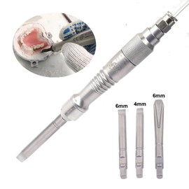 Micro Air Scaler Chisel Gouge Splitting Pneumatic Scrapers Sets Medical Gypsum Breaker Stomatology Engrave 3pcs Flat Chisel Bull Point Chisel