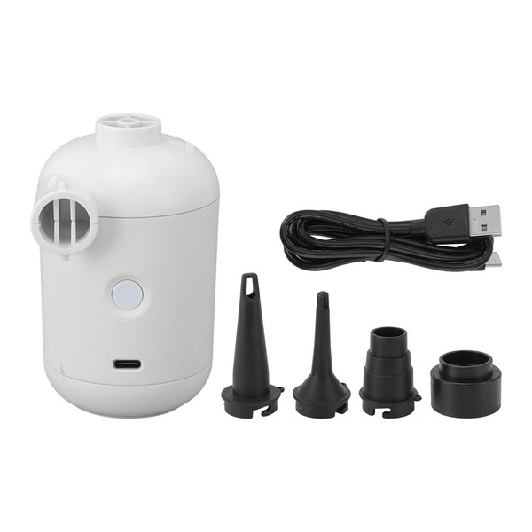 FLEXMAN Tiny Pump, Portable Electric Air Pump with 4 Nozzles,