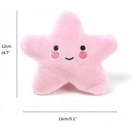 Zenarao Pink Starfish Squeaky Dog Toy, Soft Plush Vocal Dog Plaything Pets Supplies, Squeaky Toys/Chew Toys for Medium Large Dog, Dog Squeak Toys, Pet Supplies