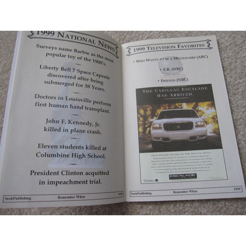 1999 Remember When (A Nostalgic Look Back In Time)