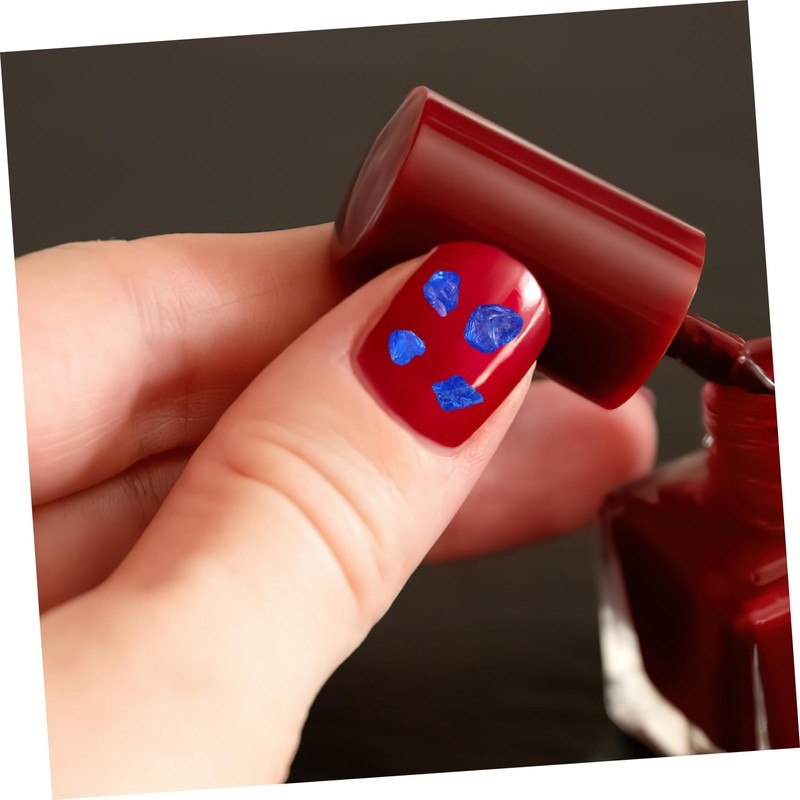 DOITOOL 1bag Irregular Crushed Glass Charms for Nail Art Crafting