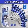 CARTMAN 12 Piece Magnetic Screwdriver Set - 6 Phillips and