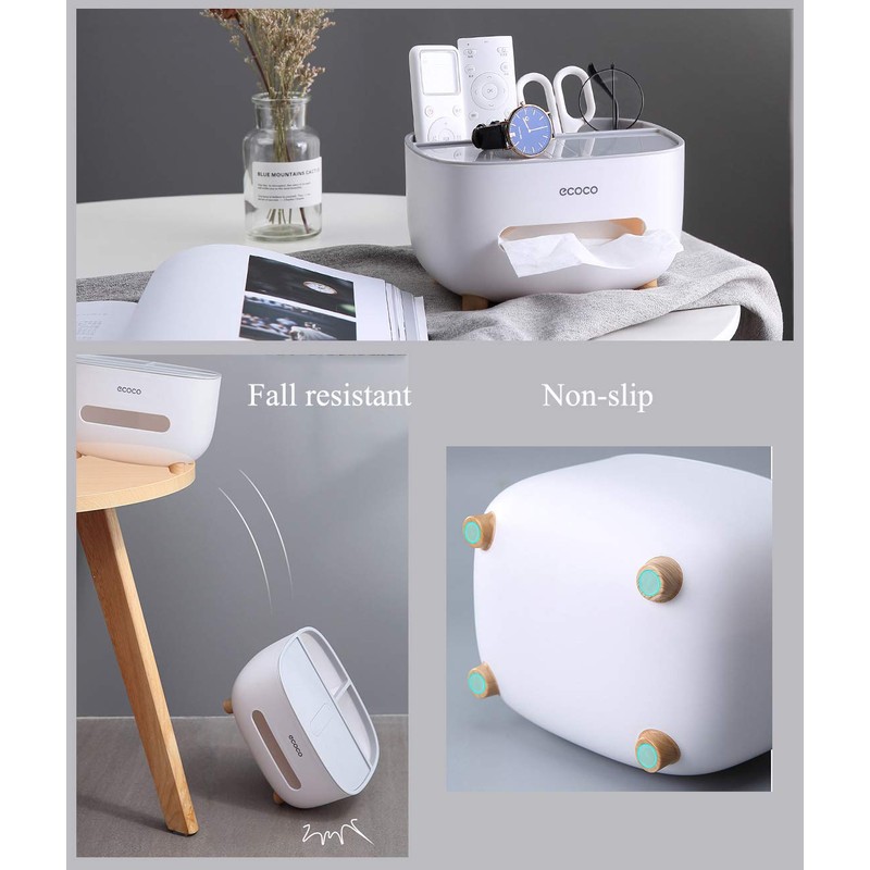 MHTECH Tissue Box, PVC Tissue Box, Multifunctional Box, Pen Holder,