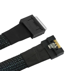 cablecc Oculink PCIe PCI-Express Data Active Cable SFF-8611 8i to SFF-8654 8i 8X Slimline SSD 50cm