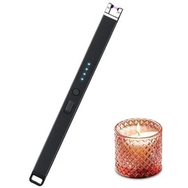 LAWAN Encendedor Eléctrico Recargable Sin Llama, Encendedor de Plasma Seguro y Portátil, Carga USB, Adecuado para Velas, Estufa de Gas, Barbacoa de Camping