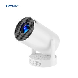 Topleo smart projector home theater small android 11 wifi beamer hy300 pro hifi lcd screen proyector portatil mini projector 4kcolor: White, accessories: Bag, plug: UK