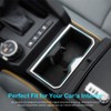 Auovo Center Console Front&Rear Cup Holder Inserts Compatible with Toyota