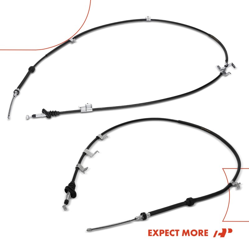 A-Premium 2-PC Set Rear Driver and Passenger Side Parking Brake
