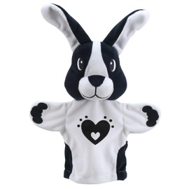 The Puppet Company - My First Puppet Black and White - Rabbit Hand Puppet - PC003804