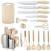 RAXCO Cooking Utensils Set,12-Piece Kitchen Utensils and Accessories,6-Piece Knife set,utensilios