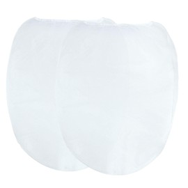 Hordion 20 Pack Paint Strainer Bag 5 Gallon Bucket Strainer, White Fine Mesh Paint Filter Bags with Elastic Drawstring Top Opening