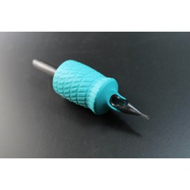 Tatsoul Wrath Nexus 1 Inch Grip, Disposable Tattoo Tubes, 11 Angled Round, Professional Tattoo Supplies, Ergonomically Designed for Comfort, Soft Gel-Like Material, 20pcs