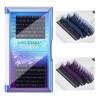 Nagaraku Extensiones De Pestañas Nagaraku Ombre Mix Púrpura Y Azul
