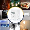 iPower 7 Day Heavy Duty Digital Programmable Electric Timer, Indoor