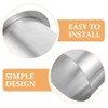 ABOOFAN Drop-in Trash Chute Stainless Steel Round Countertop Trash and
