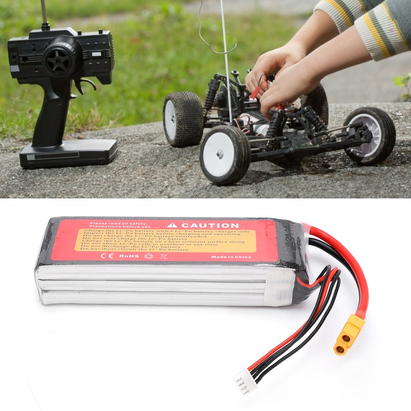 6000mAh LargeCapacity Lithium Battery 11.1V 45C 3S XT60 Plug Model