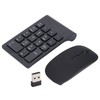 Kabellose Zahlentastatur Maus, Tastatur für Home Office, 2,4 GHz, 1200